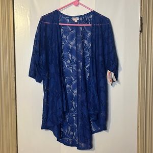 - LuLaRoe Simply Comfortable NWT Blue Cover-up Size S